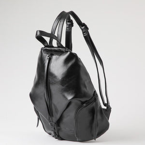 Mochila Chloe Ecocuero Negro Humana