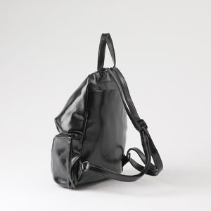 Mochila Chloe Ecocuero Negro Humana