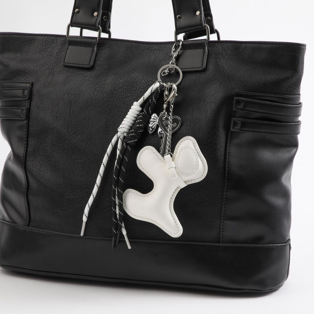 Charm Para Cartera Llave Blanco Humana