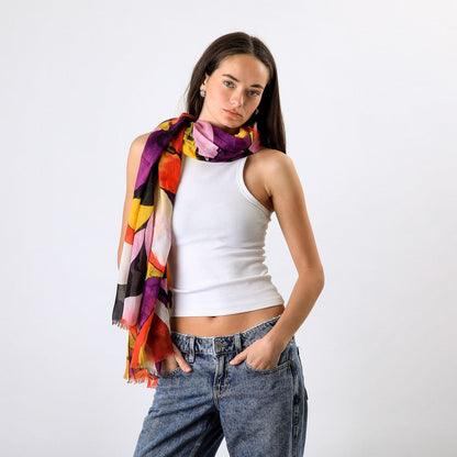 Pañuelo Estampado Celo Multicolor Humana