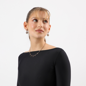 Aros Mediano Irmas Dorado Humana