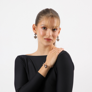 Aros Largo Elvas Dorado Humana