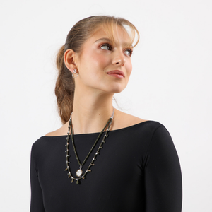 Collar Corto Aira Plateado Humana