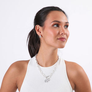 Aros Argolla Stars Plateado Humana