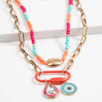 Collar Corto Sea Eye Dorado Humana