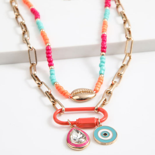 Collar Corto Sea Eye Dorado Humana