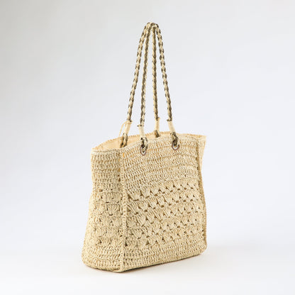 Cartera De Playa Scala Beige Humana