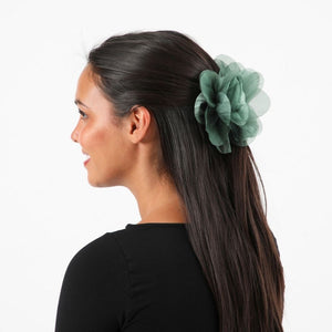 Pinche  Flor7 Verde Humana