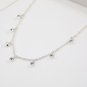 Set Collar Y Aros Sansa Plateado i-D