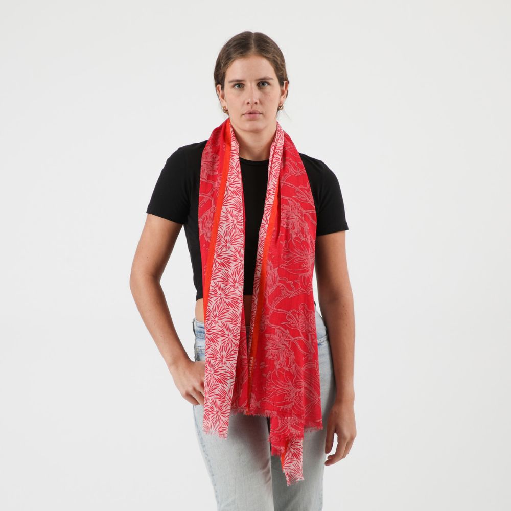 Pañuelo Estampado Abedul Rosado Humana