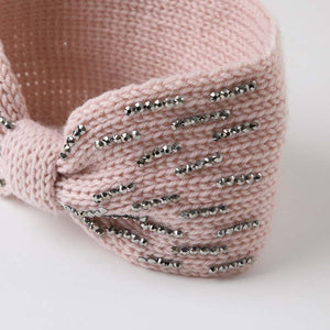 Cintillo Tejido Sparkles Rosada Humana