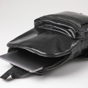 Mochila Computador Bety Ecocuero Negro Humana