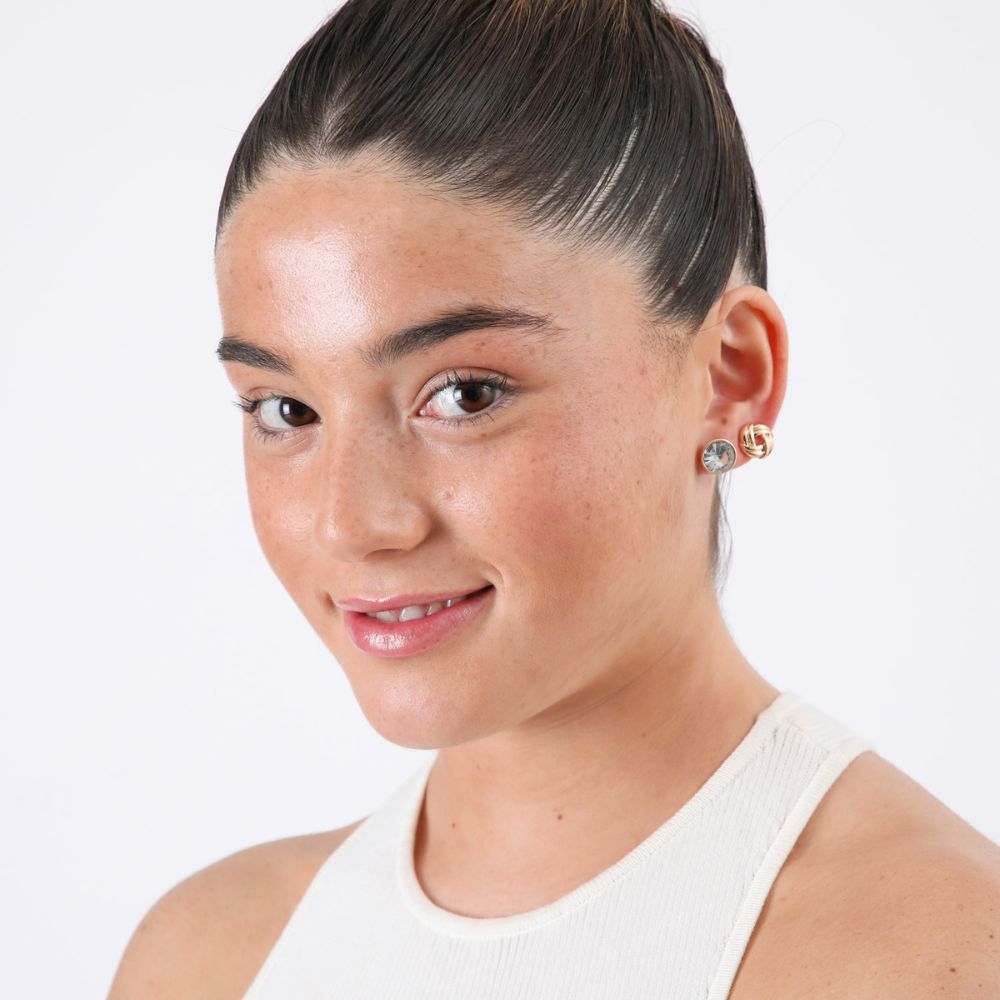 Set de 3 aros Flavia Dorado ID
