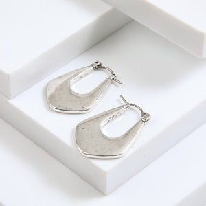 Aros Argollas Bliss Plateado Humana