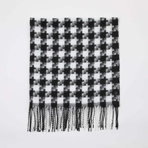 Manta Cuadrille Negro Tatienne