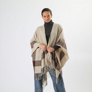 Poncho Esparta Beige I-D