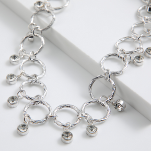 Collar Gis Plateado ID