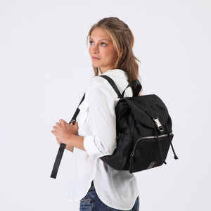 Mochila Jordan Nylon Negro Tatienne