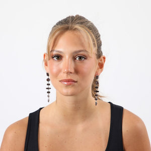 Aros Largo Federica Plateado Humana