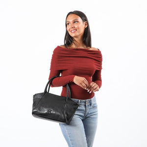 Cartera Cruzada Amina Negro Humana
