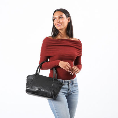 Cartera Cruzada Amina Negro Humana