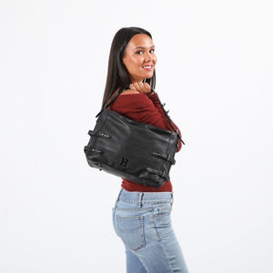 Cartera Hombro Azalea Negro Humana