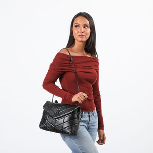 Cartera Hombro Alina Negro Humana