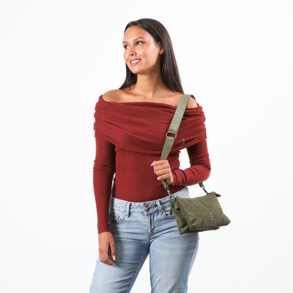 Cartera Cruzada Alice Verde Humana