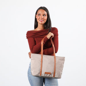 Cartera Hombro Bianca Beige Humana