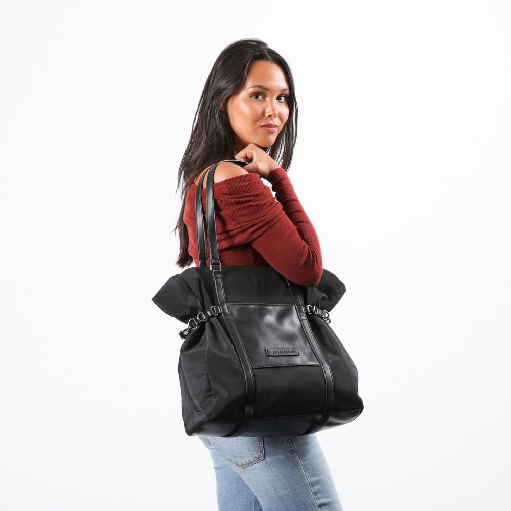 Cartera Hombro Carmen Negro Humana