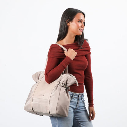 Cartera Hombro Carmen Beige Humana