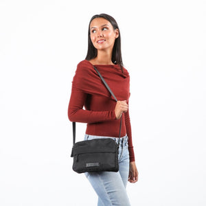 Cartera Cruzada Camila Negro Humana