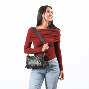 Cartera Cruzada Bárbara Negro Humana