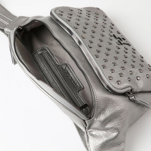 Cartera Banano Anika Plateado Humana