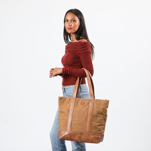 Cartera Hombro Alisa Café Humana