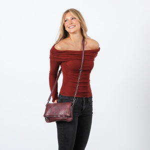 Cartera Cruzada Bella Rojo Humana