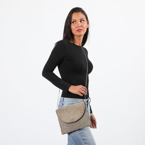 Cartera Clutch Coco Dorado Humana