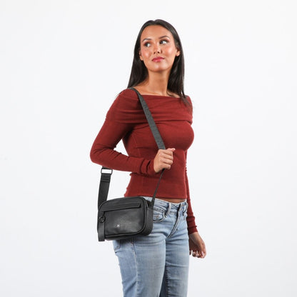 Cartera Cruzada Brenda Negro Humana