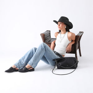 Cartera Bandolera Jena Negro Humana