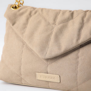 Cartera de Hombro Vitta Canva beige Humana