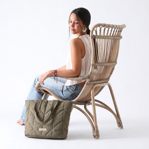 Cartera tote Boni Verde Humana