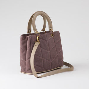 Cartera Bandolera Brita Canva morado Humana