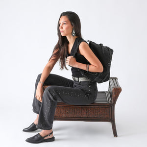 Cartera Hombro Carli Ecocuero Negro Humana