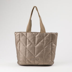 Cartera Tote Boni Ecocuero bronce Humana