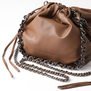 Cartera Bandolera Caty Ecocuero Café Humana