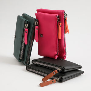 Monedero Helen Nylon Negro Humana