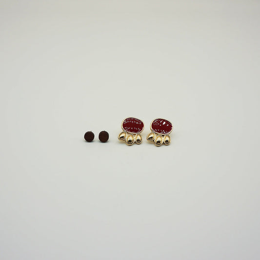 Aros Set Ameba Terracota Tatienne