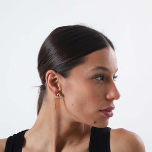 Aros Pegado Lucero Plateado i-D