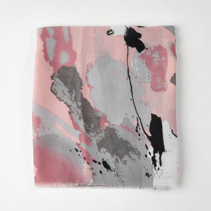 Pañuelo Estampado Granada Rosado I-D