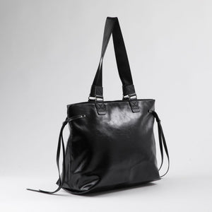 Cartera Tote Ecocuero Casey Negro Humana